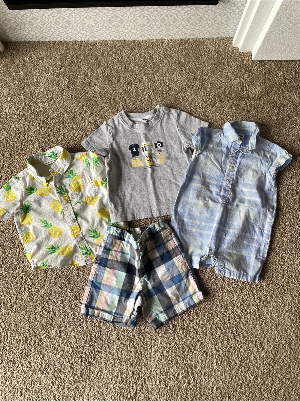 Janie and Jack Lot Toddler Boys Cloths 12-18 Month Cotton Preppy Nautical Kids